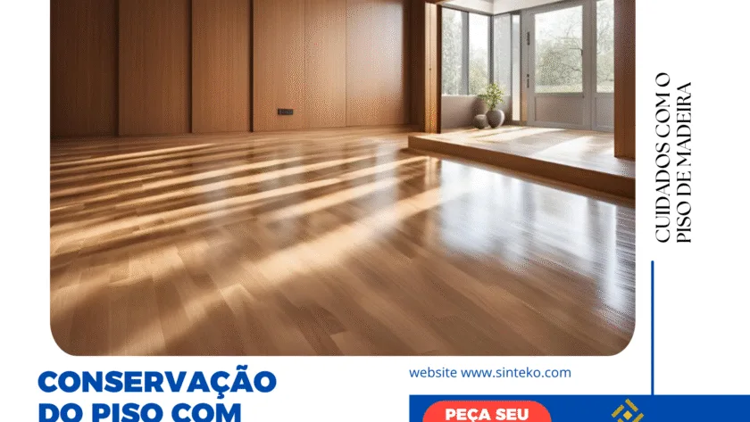Conservação do Piso com Sinteco