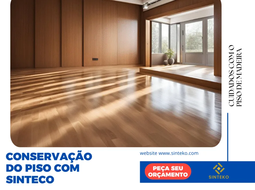 Conservação do Piso com Sinteco